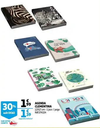 Auchan Agenda clementina offre