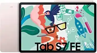 Amazon Samsung galaxy tab s7 fe sm-t733n 64 go 31,5 cm (12.4") 4 go wi-fi 5 (802.11ac) android 11 rose offre