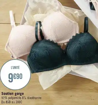 Géant Casino Lili & zoe soutien gorge offre
