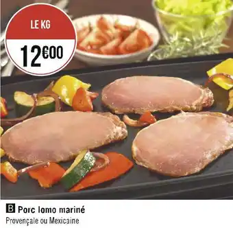 Géant Casino Porc lomo mariné offre