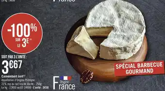 Géant Casino Camembert jort offre