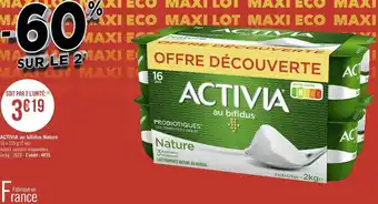 Géant Casino Activia activia au bifidus nature offre