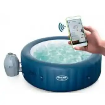Cabesto Spa gonflable lay-z-spa milan airjet plus rond 4 à 6 personnes offre