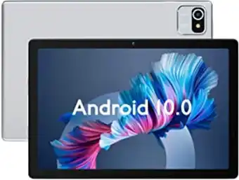 Amazon Tablette tactile 10 pouces android 10.0 tablette 4 cœurs 1.6 ghz 32 go 6000mah (argent) offre
