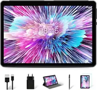 Amazon Meberry tablette 10 pouces android 10.0, 1.6ghz octa-core tablette tactile 4 go ram 64 go rom(128 go extensible) tablette,... offre