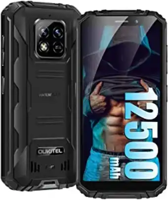 Amazon Telephone portable incassable [12500mah], oukitel wp18 smartphone incassable 5.93" hd+, android 11, 4go + 32go/1to, caméra... offre