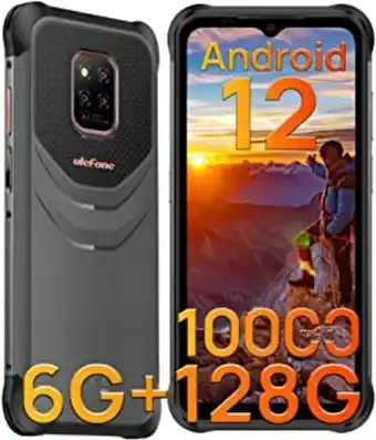 Amazon Ulefone power armor 14 pro android 12, 6go ram 128go téléphone portable incassable 10000mah smartphone incassable débloqu... offre