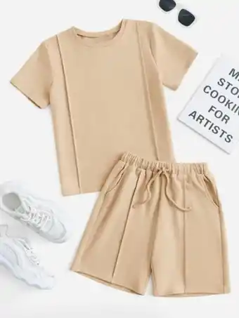 SheIn Shein garçon t-shirt & short de sport offre