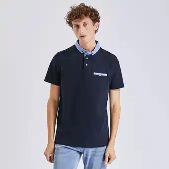 Polo col oxford à manches courtes