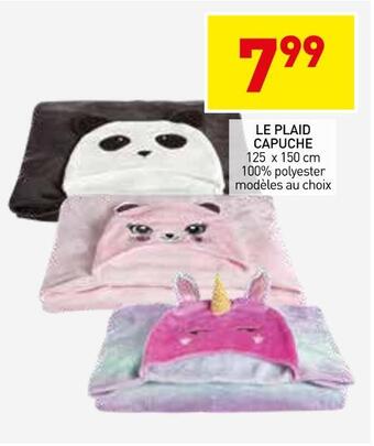 Stokomani Le plaid capuche offre