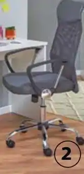 Auchan Fauteuil de bureau fiori gris offre