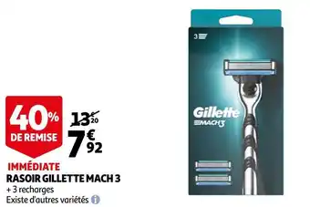 Gillette mach 3 rasoir