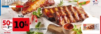 Auchan Maître jacques ribs offre