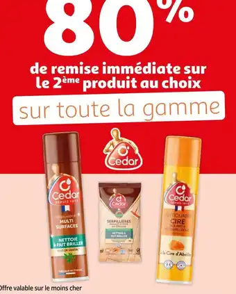 Auchan O'cedar bon plan sur toute la gamme de la marque o'cedar offre