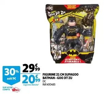 Dc figurine 21 cm supagoo batman - goo jit zu