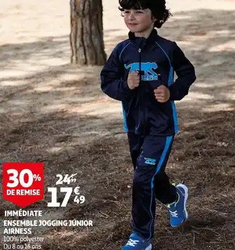 Auchan Airness ensemble jogging junior offre