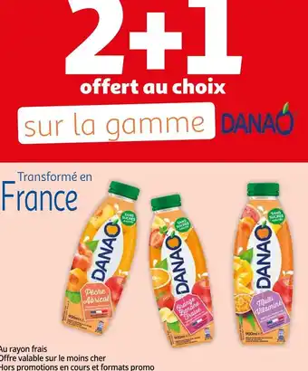 Auchan Danao bon plan sur la gamme danao offre