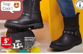 Auchan In extenso boots fille offre