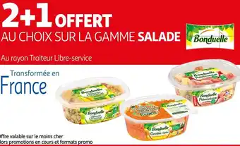 Auchan Bonduelle bon plan sur la gamme salade bonduelle offre