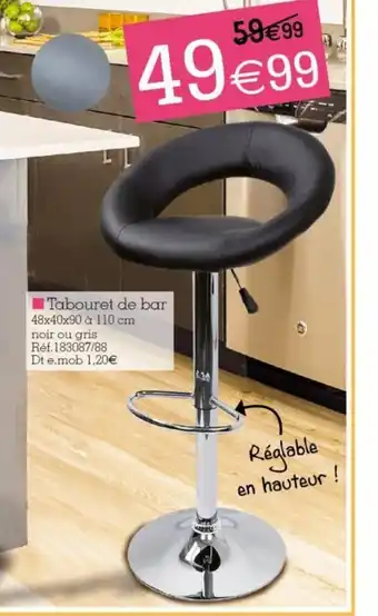 Kandy Tabouret de Bar offre
