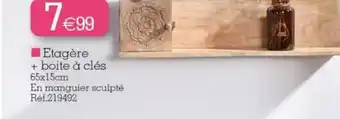 Kandy Etagère +Boite à Clés offre