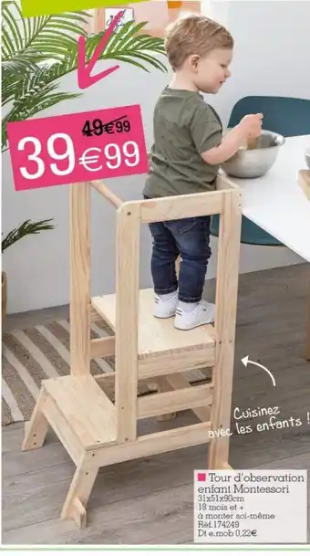 Tour d'Observation Enfant Montessori