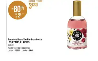 Les Petits Plaisirs Eau de Toilette Vanille Framboise