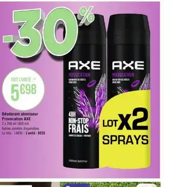 Axe Déodorant Atomiseur Provocation