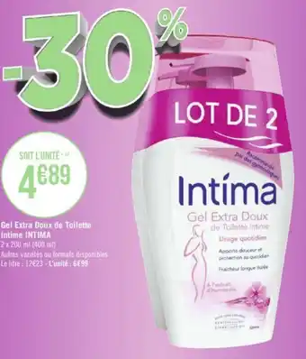 Intima Gel Extra Doux de Toilette Intime