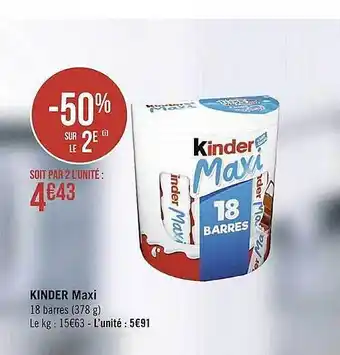 Kinder maxi
