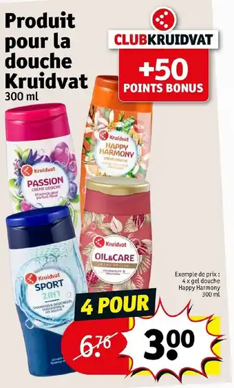 KRUIDVAT produits pour la douche