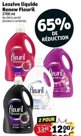 FLEURIL lessive liquide renew