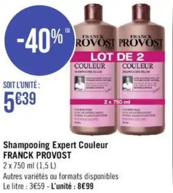 FRANCK PROVOST shampooing expert couleur