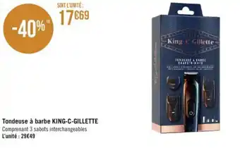 KING-C-GILLETTE tondeuse à barbe