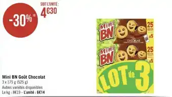 BN mini bn goût chocolat
