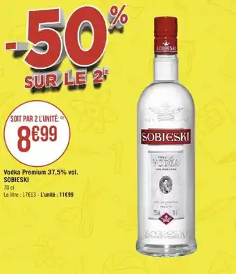 SOBIESKI vodka premium 37,5% vol.