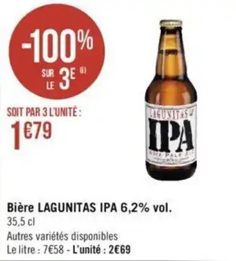 LAGUNITAS IPA bière lagunitas ipa 6,2% vol.