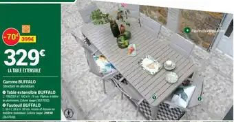 Bricorama La Table Extensible offre