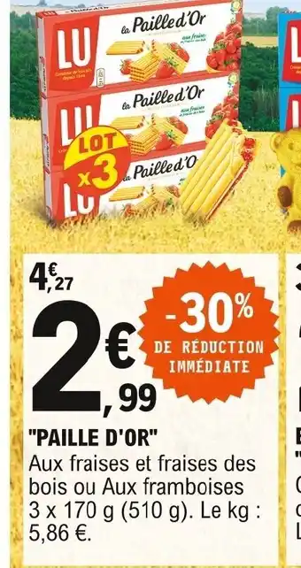 E.Leclerc Paille d'Or offre