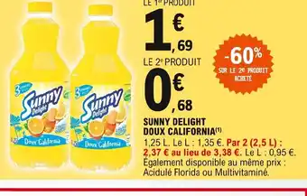 E.Leclerc Sunny Delight Doux california offre