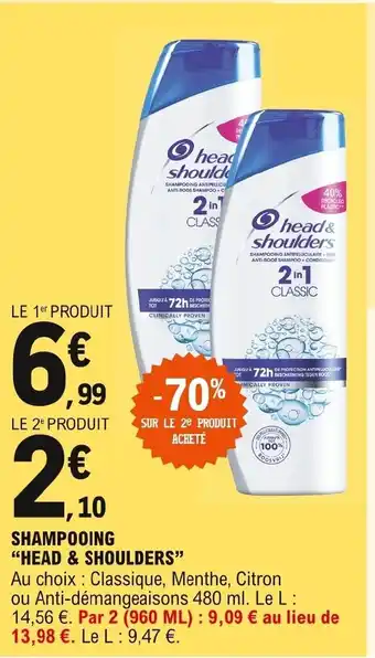 E.Leclerc Shampooing Head & Shoulders offre