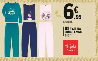 E.Leclerc Pyjama Long Femme Bio offre