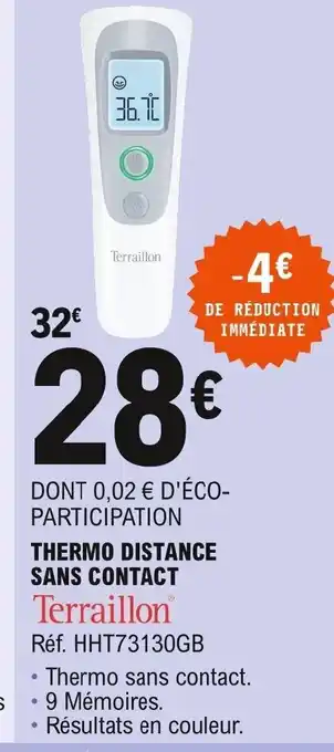 Thermo Distance Sans Contact