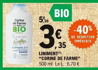 E.Leclerc Liniment Corine de Farme offre