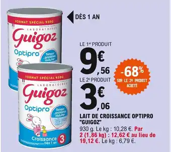 Lait de croissance Optipro Guigoz