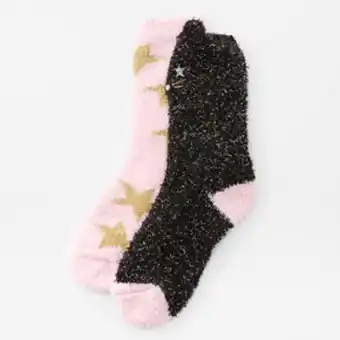 Claire's Socquettes chat à paillettes cosy - lot de 2 offre