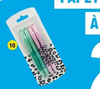 E.Leclerc 4 Stylos Bille fantaisie offre