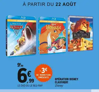 E.Leclerc Opération Disney Classique offre