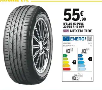 E.Leclerc L'Auto Nexen Tire N'Blue HD Plus 205/55 R16 91V offre