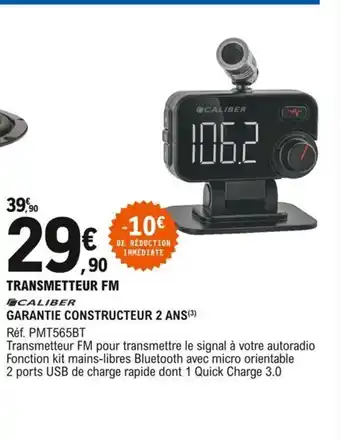 E.Leclerc L'Auto Transmetteur FM offre